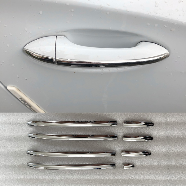 YYYYDS 4Pcs Car Exterior Door Handle for Opel Astra K Sedan 2016-2019,Chrome Car Door Handle Cover Trim Car Door Handles Covers Exterior Car Styling Accessories
