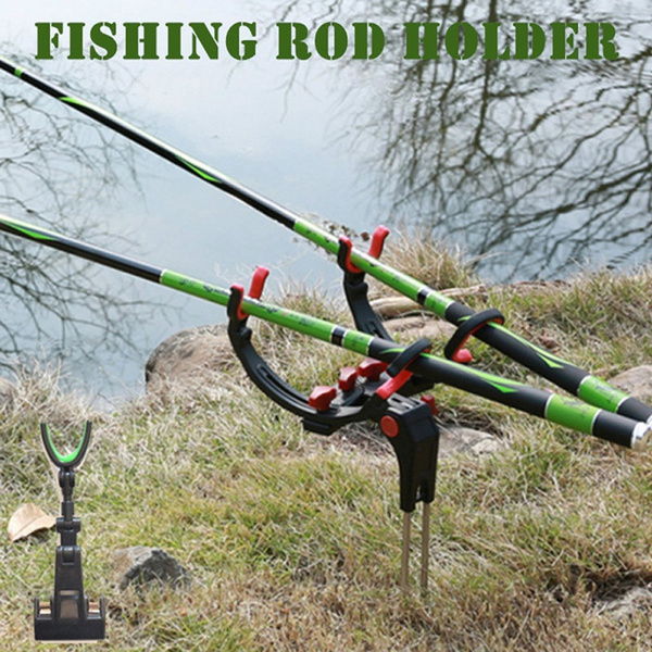 Heavy Duty Bank Fishing Rod Holder With 4 Rod Holding Positions