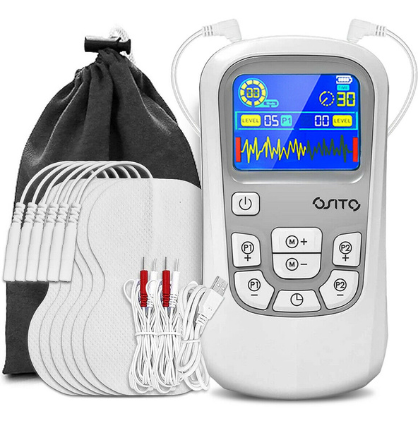 OSITO TENS Unit Machine EMS Muscle Stimulator Pulse Machine for Pain Relief