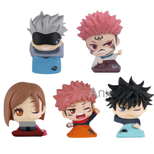 New Arrival 5pc/set Jujutsu Kaisen Figurine Cute Sleeping Gojo Satoru ...