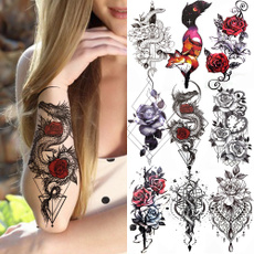 tattoo, Flowers, Jewelry, Clock