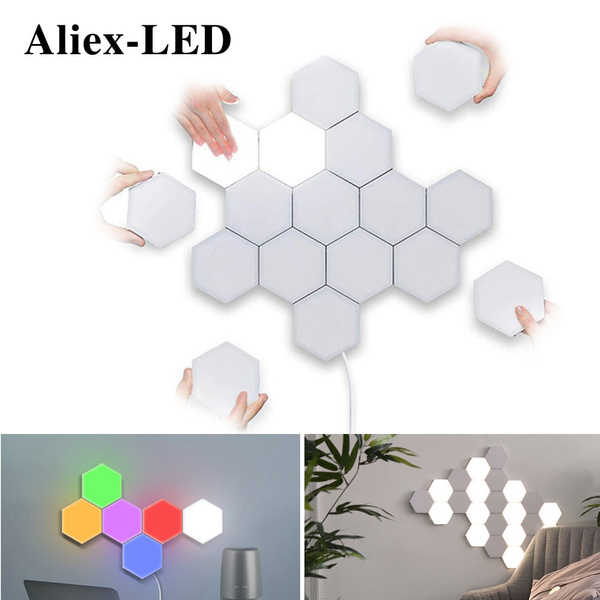 Homemade hexagonal LED light 