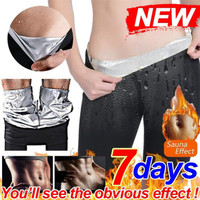 Wish Reseñas de clientes: Women Hot Sweat Body Shaper Sauna Waist Trainer  Slimming Pants Weight Loss Fat Burner Sweat Sauna Capris Leggings