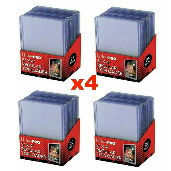 Ultra Pro Pack 25 Ultra clear 3" X 4" Regular Toploader 