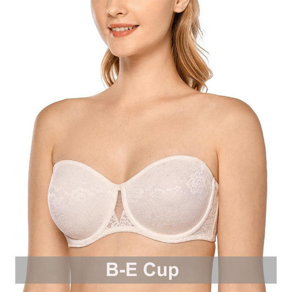 Unlined underwire store strapless bra