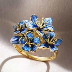 exquisite jewelry, wedding ring, gold, Engagement Ring