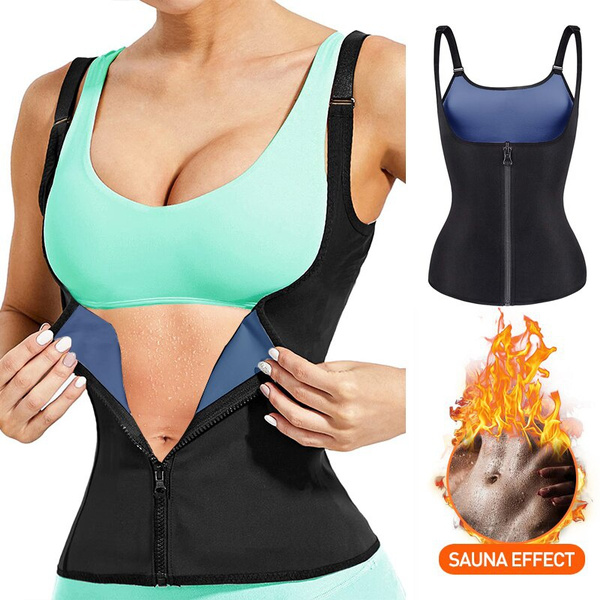Lilvigor Corset Minceur Body Shaper Vest Women's Binders Sauna Effect  Shapewear Sports Tank Top Sweat Waist Trainer Gym Sheath