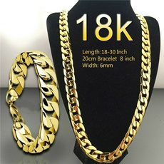 Chain Necklace, 18k gold, Jewelry, Chain