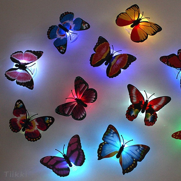 butterfly, cute, Decor, led