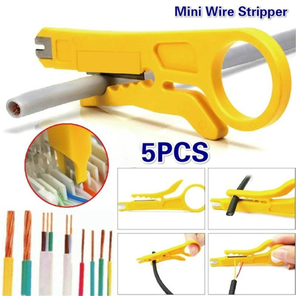 1/2/5pcs Mini Wire Stripper Crimper Pliers Crimping Tool Cable