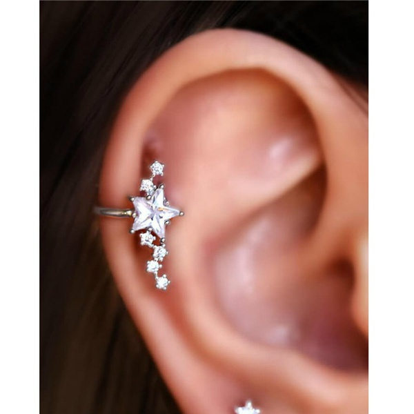 Star conch deals earring