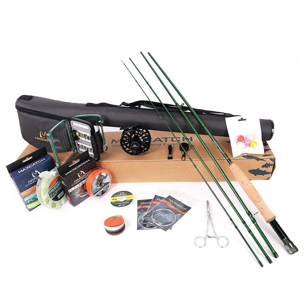 Maxcatch Premier Fly Fishing Rod Reel Combo Complete 9' Fishing