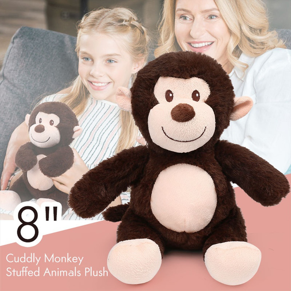 10 inches Plush Monkey Stuffed Animals Toys Birthday Gifts for Kids Brown 