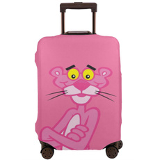 trolleycase, pink, luggageprotector, suitcasecover