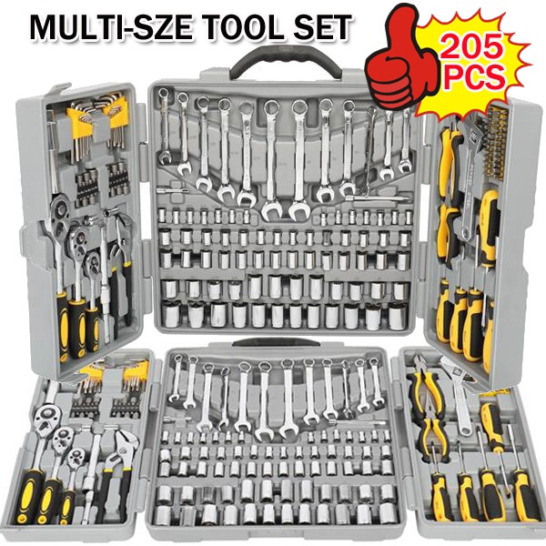 Tool Set Ratchet Torque Wrench Spanner Screwdriver Socket Car Repair ...