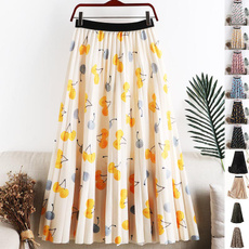 long skirt, Plus Size, Dress, high waist skirt
