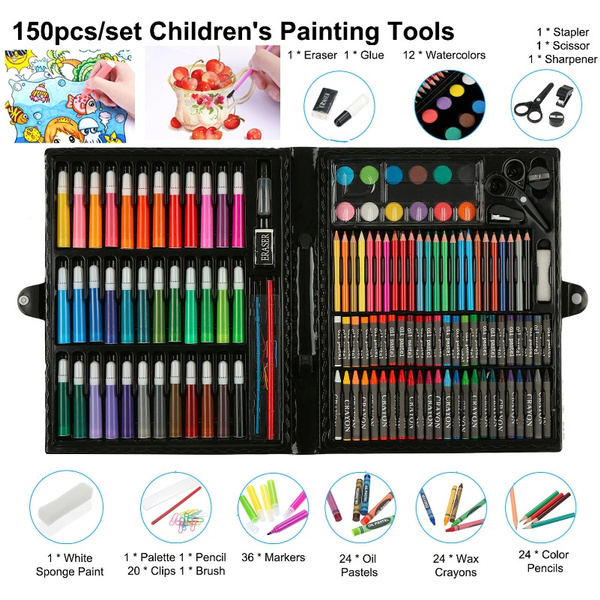 150PCS/36pcs/12pcs Artist Art Drawing Sets, Colored Pencil Drawing Art