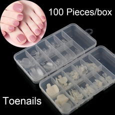 shortnail, acrylic nails, footfalsenail, toenailtip