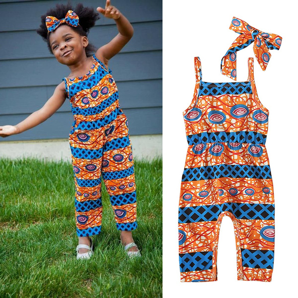 Baby Girl African Print Romper Sleeveless Jumpsuit One Piece Outfits  Sunsuit Toddler Girls Summer Clothes | Wish