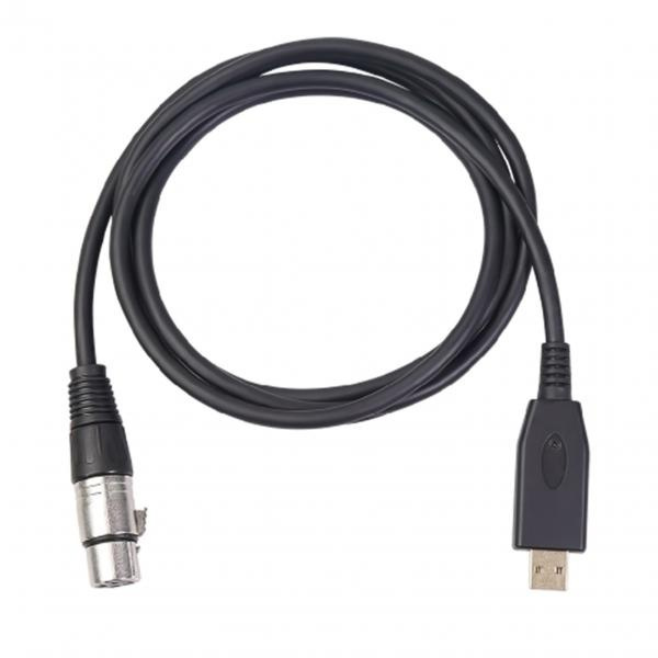 New Design Audio Line USB Male to XLR Female Microphone Converter Mic ...