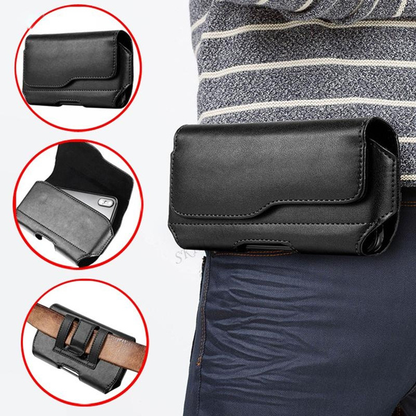 Cell Phone Pouch Holster Case Belt Clip Cover for iPhone 14 13 12 11 Pro  Max XR
