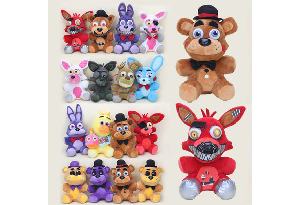 30Cm FNAF Plush Toys Fazbear Nightmare Fredbear Golden Freddy Plush Doll El  Chip