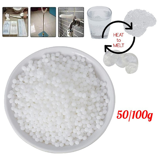 50/100g Moldable Plastic Thermoplastic Beads Polymorph Plastic for DIY  Crafts