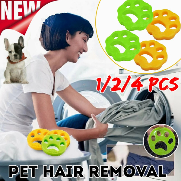 4PCS Pet Hair Remover Cat Fur Dog Hair Lint CATCHER FROM LAUNDRY WASHING MACHINE 
