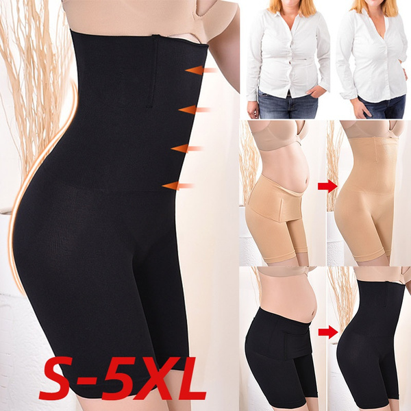 5XL High Waist Tummy Slimming Underwear Shorts Plus Size Women