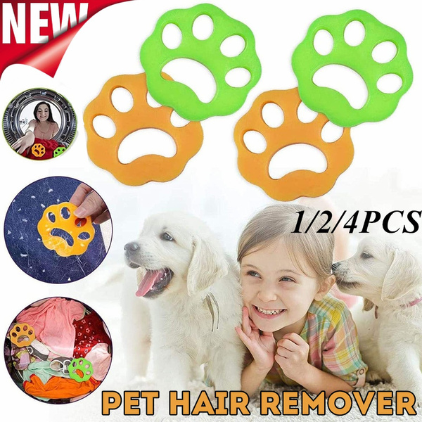 4PCS Lint Remover Pet Hair Remover for Dryer Laundry Reusable Washing  Machine Hair Remover Pet Fur Lint Catcher cat and Dog Hair Remover 
