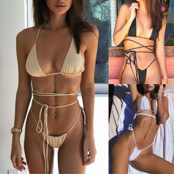 new Womens Sexy Bandage Swimwear Bikini Bathing Suit Beach Wear Brazilian