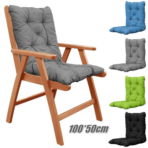 High back recliner garden chair online cushions