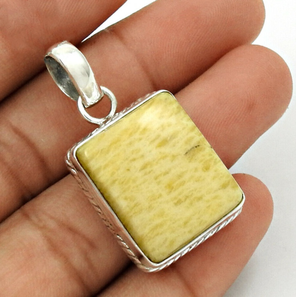 Yellow agate clearance necklace