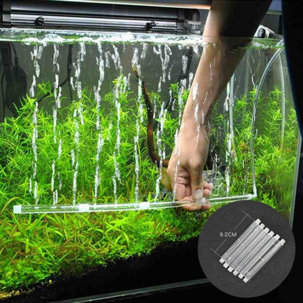 1 Set Mini Plastic Fish Tank Pump Hydroponic Oxygen Plate Through