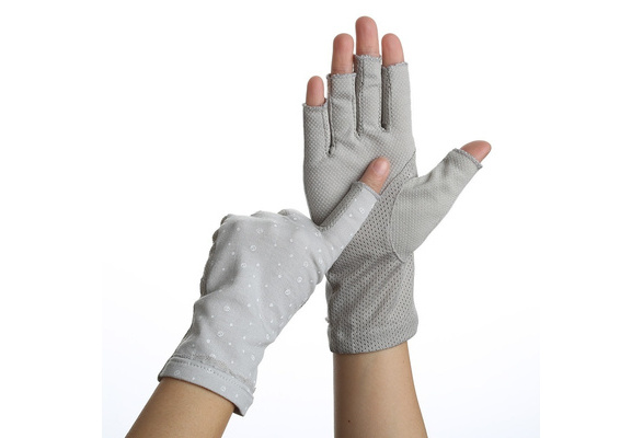 XILONG Lightweight Summer Fingerless Gloves Men Women UV Sun
