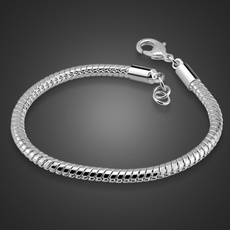 Sterling, Chain bracelet, Jewelry, Chain