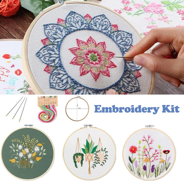 26 styles Funny Embroidery Kit for Beginners, Stamped Cross Stitch