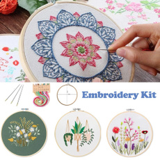 Funny, embroiderycrossstitch, Flowers, embroiderythread