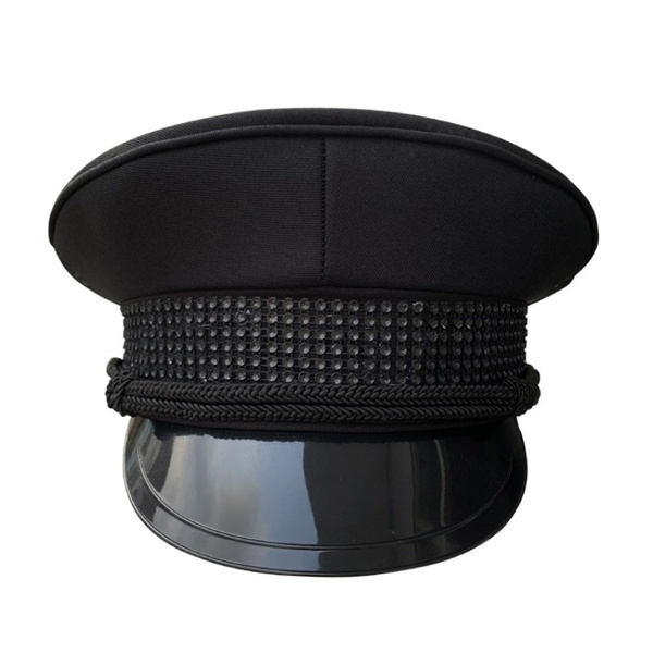 rhinestone police hat