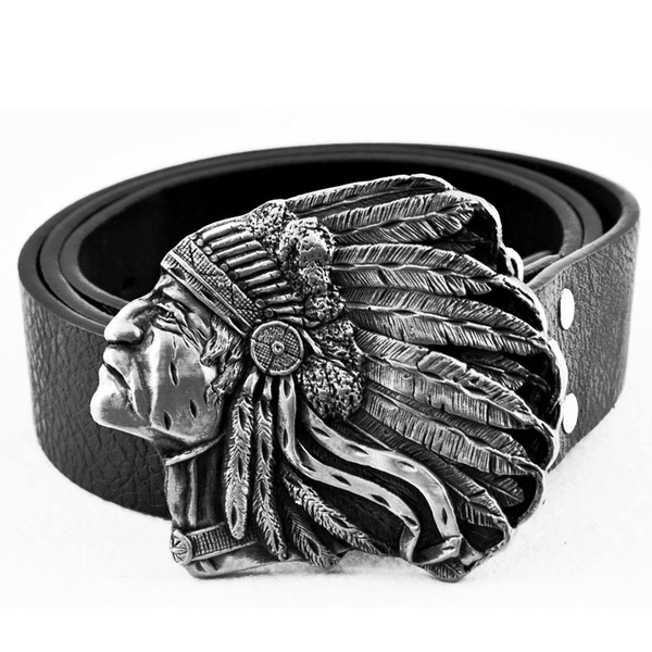 Indian chief belt outlet buckle