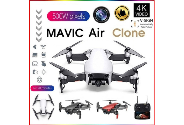 New Mavic Air Clone HJHRC HJ28 WIFI FPV 5MP Wide Angle Camera High Hold Mode Foldable RC Drone Quadcopter RTF Gifts Toys Kids Wish