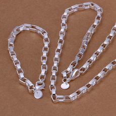 Charm Bracelet, Sterling, Chain Necklace, Fashion