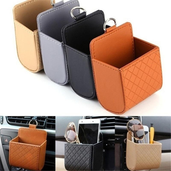 car vent leather pocket
