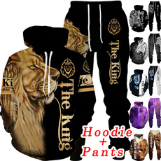 3D hoodies, Men's Hoodies & Sweatshirts, Kapuzenpullover, pants