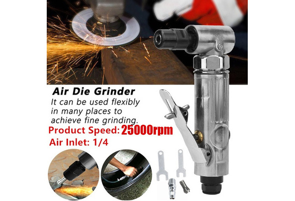 Air Die Grinder Portable Air Die Grinder 90 Degree Grinding Engraving Polishing Machine Pneumatic Tool 