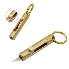 Brass, Mini, pocketknife, Exterior