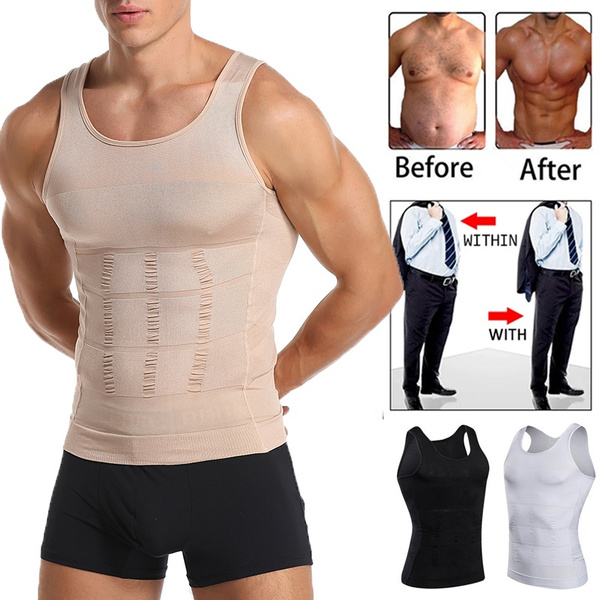 Lilvigor Body Shaper Shirt Corrective Posture Men Belly Control Modeling  Sport Compression Vest Chest Muscle Elastic Underwear Shapewear