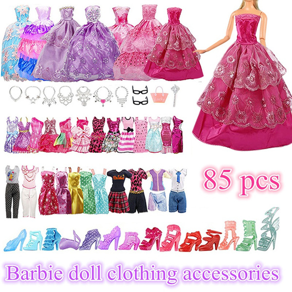 Barbie Accessories Doll Shoes, Miniature Handbags Barbie