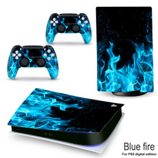 Blues, Console, ps5controllerskin, Stickers