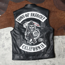 anarchy, motorcyclejacket, Vest, Fashion